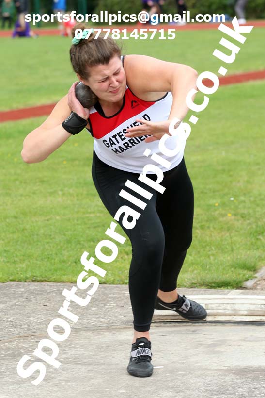 Shot Putt 05, NECAA Open Meeting, Morpeth, Sunday, March 23rd. David T. Hewitson/Sports for All Pics